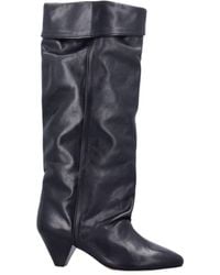 Isabel Marant - Elita Braid Detailed Boots - Lyst