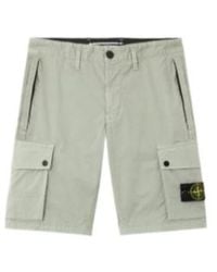 Stone Island - Logo Patch Cargo Shorts - Lyst