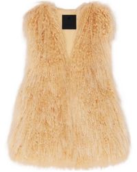 Givenchy - Fur Sleeveless Jacket - Lyst