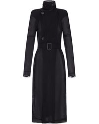 Rick Owens - Maria Belted Trench Coat - Lyst