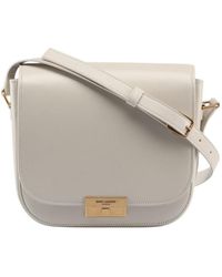 Saint Laurent - Logo Flip Shoulder Bag - Lyst