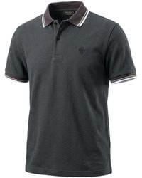 Gucci - Crest Embroidered Polo Shirt - Lyst