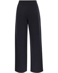 Max Mara - Pompeo Logo Embroidered Trousers - Lyst
