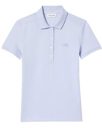 Lacoste - L.12.D Slim Fit Stretch Mini Piqué Polo Shirt - Lyst