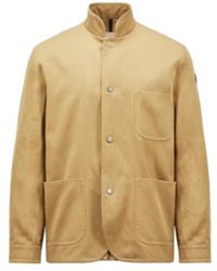 Moncler - Jouere Cotton Linen Shirt Jacket - Lyst