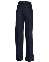 Victoria Beckham - Alina Patch-Pocket Jeans - Lyst