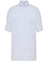 Maison Margiela - Short Sleeve Striped Shirt - Lyst