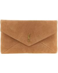 Saint Laurent - Envelope Maxi Clutch - Lyst