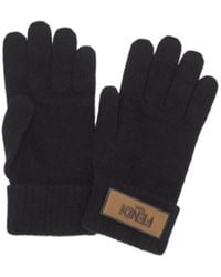 Fendi - Woollen Gloves - Lyst