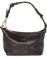Miu Miu - Spirit Leather Pouch - Lyst