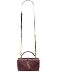 Saint Laurent - College Mini Chain Bag - Lyst