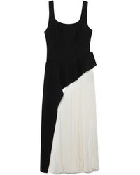 Jonathan Simkhai - Zayla Pleated Asymmetric Dress - Lyst