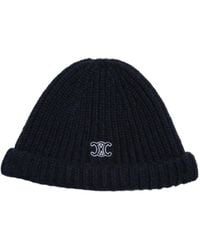 Celine - Ribbed Cashmere Bucket - Lyst