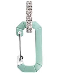 Eera - Chiara Small 18Kt Single Earring With Diamonds - Lyst