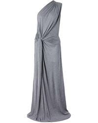 Alex Perry - Twist-Front Draped Jersey Gown - Lyst
