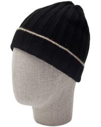 Brunello Cucinelli - Cashmere Ribbed Beanie - Lyst