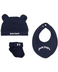 Palm Angels - Logo-Print Cotton Hat Set - Lyst