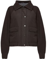 Brunello Cucinelli - Long-Sleeve Casual Jacket - Lyst