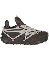 Moncler - Rick Owens Moncler Lace-Up Sneakers - Lyst