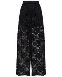 Dolce & Gabbana - Lace Trousers - Lyst