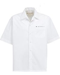 Marni - Chest Patch Pocket Short-Sleeved Shirt - Lyst