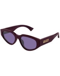Gucci - Eyewear Cat-Eye Frame Sunglasses - Lyst