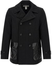 Comme des Garçons - Double-Breasted Canvas Caban Jacket - Lyst