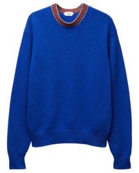 Versace - Oversized Crewneck Knitted Jumper - Lyst