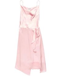 Acne Studios - Shiny Satin Slip Dress - Lyst