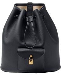 Loro Piana - Drawstring Leather Backpack - Lyst