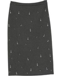 Semicouture - Rhinestone-Embellished Skirt - Lyst