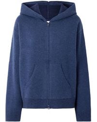 The Elder Statesman - Canyon Cashmere Zip-Up Hoodie - Lyst