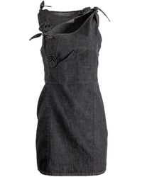 Coperni - Floral Appliqué Mini Dress - Lyst