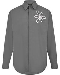 Fendi - Long Sleeve Patterned Shirt - Lyst