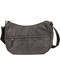 Borbonese - Luna Middle Hobo Bag - Lyst