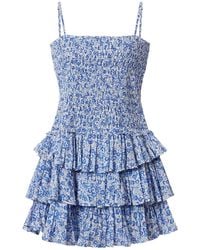 Isabel Marant - Isabel Marant Étoile Elodie Ruffled Mini Dress - Lyst