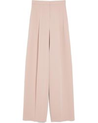 Max Mara - Lino High-Waisted Pants - Lyst