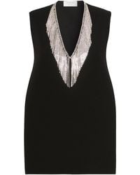 Sportmax - Rhinestone-Detail Sleeveless Top - Lyst