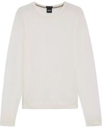 BOSS - Leno Knit Jumper - Lyst