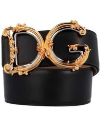 Dolce & Gabbana - Baroque Dg Logo Belt - Lyst