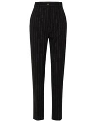 Dolce & Gabbana - Striped Tailored Trousers - Lyst
