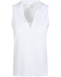 Eleventy - Sleeveless V-Neck Top - Lyst