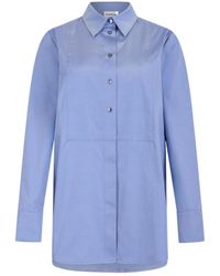 P.A.R.O.S.H. - Pleated-Back Long-Sleeve Shirt - Lyst