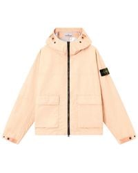 Stone Island - Hooded Jacket With Water-Resistant Membrane - Lyst