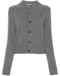 Ami Paris - Ami De Coeur Cashmere Cardigan - Lyst
