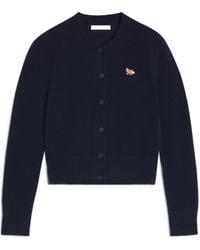 Maison Kitsuné - Maison Kitsuné Baby Fox Fitted Cardigan - Lyst