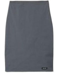 Miu Miu - Stretch Poplin Skirt - Lyst