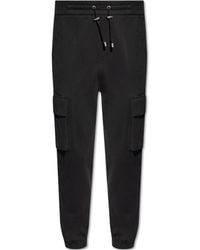 Balmain - Pocket Detailed Drawstring Cargo Trousers - Lyst