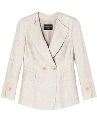 Emporio Armani - Long-Sleeved Suit Jacket - Lyst