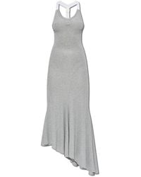 Off-White c/o Virgil Abloh - Ribbed Off-Shoulder Dress - Lyst